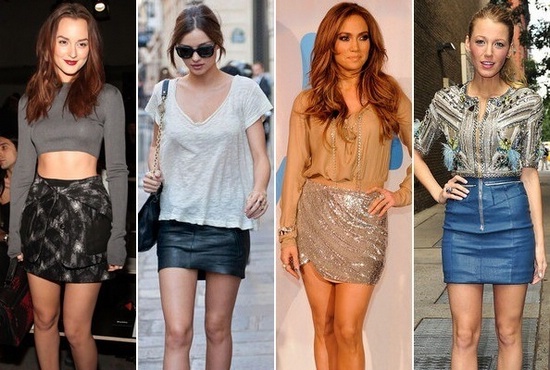 Как носить мини-юбку – секреты стиля от знаменитостей