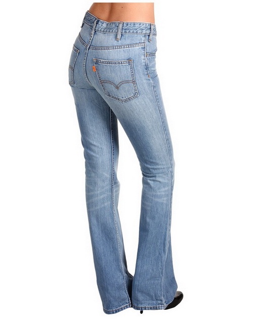 Женские джинсы клеш